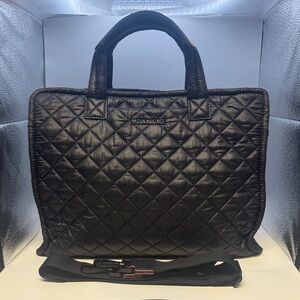 MZ Wallace Black Quilted Women's Box Tote